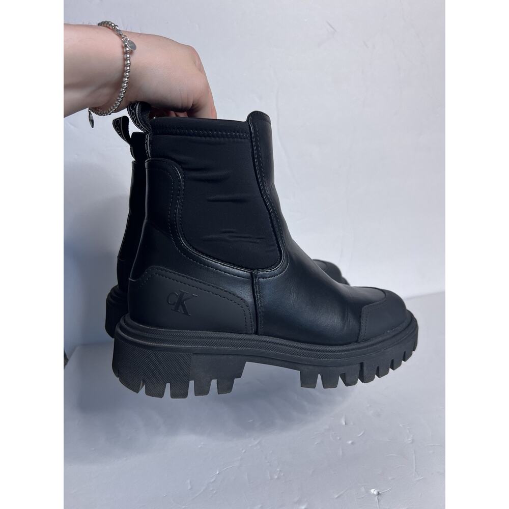 Calvin Klein Women's Remola Boot, Black, 7.5 - Picture 11 of 12